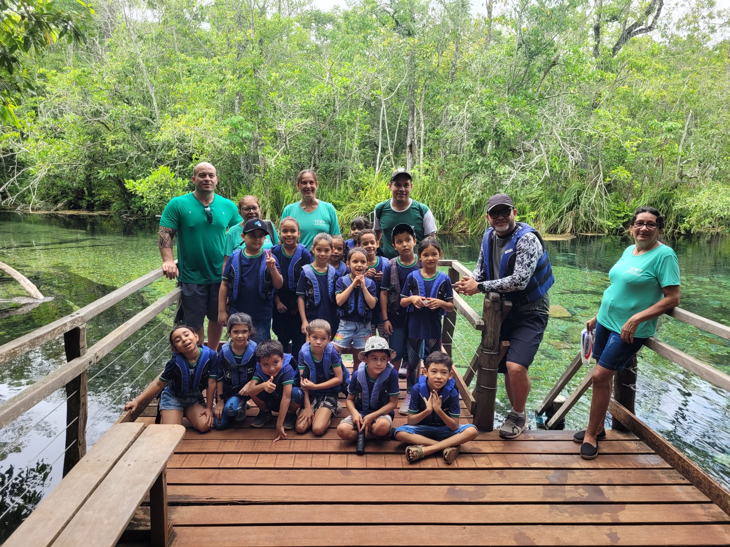 Alunos da escola Osvaldo Monteiro visitam o Recanto Ecológico Rio da Prata