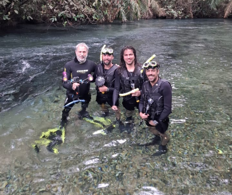 Produção de longa-metragem grava cenas no Recanto Ecológico Rio da Prata e Lagoa Misteriosa