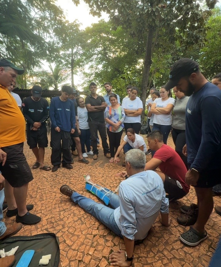 Curso de APH, Salvamento Aquático e Combate a Incêndio reforça preparo da equipe no Recanto Ecológico Rio da Prata